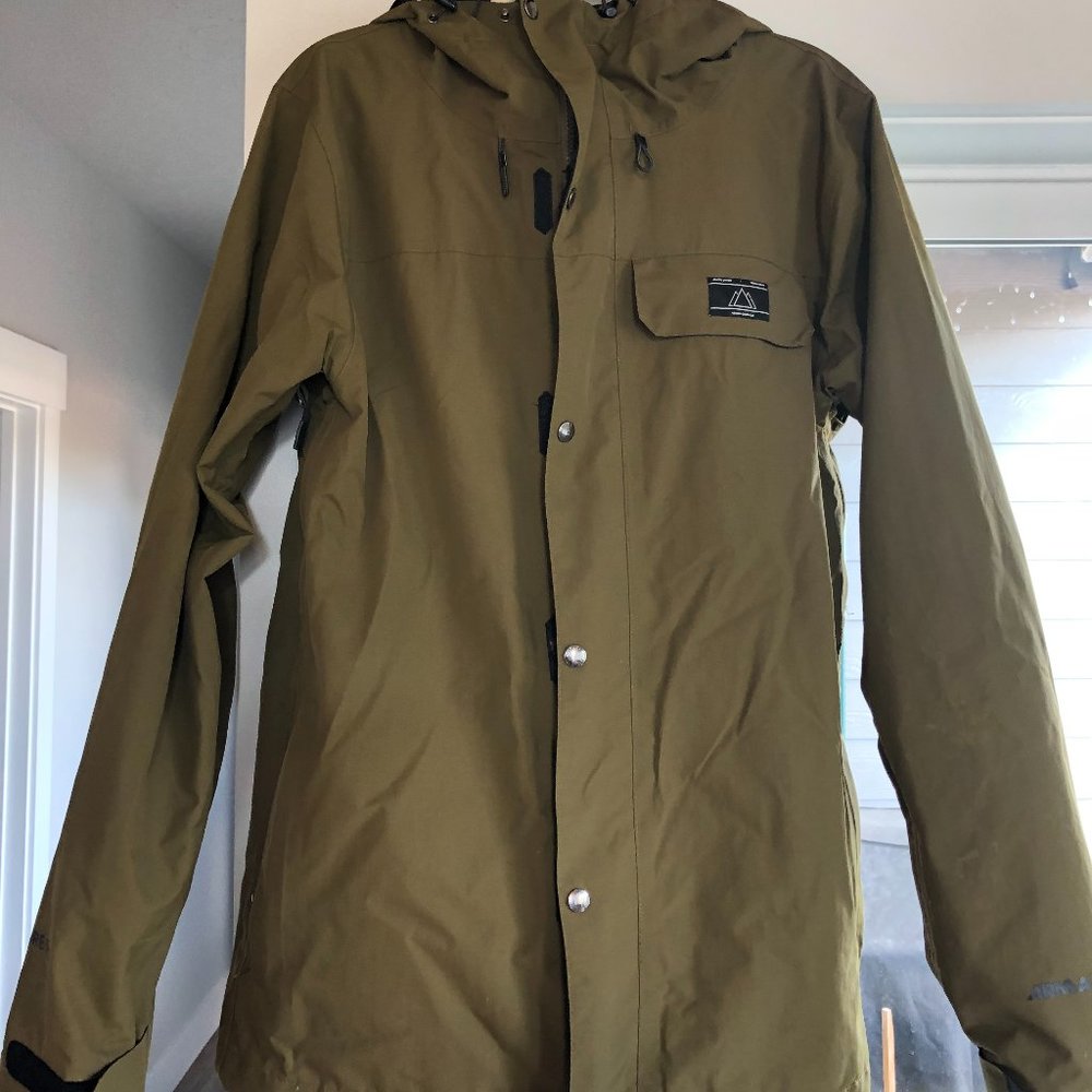 Olive Green Snowboard Jacket